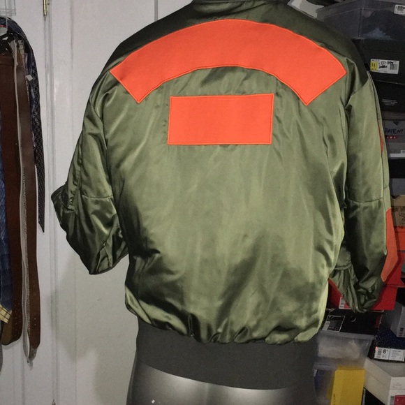 raw bomber jacket